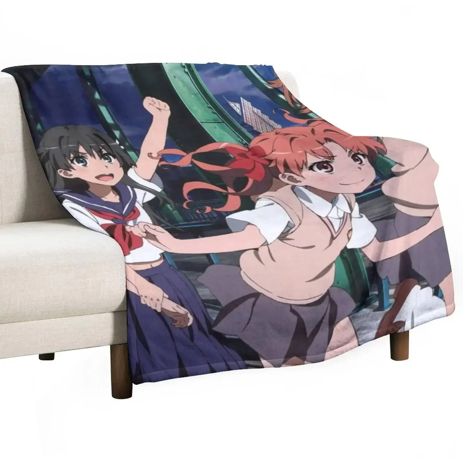 

Toaru Series - Group Throw Blanket Color Fast Cozy Throw Blanket