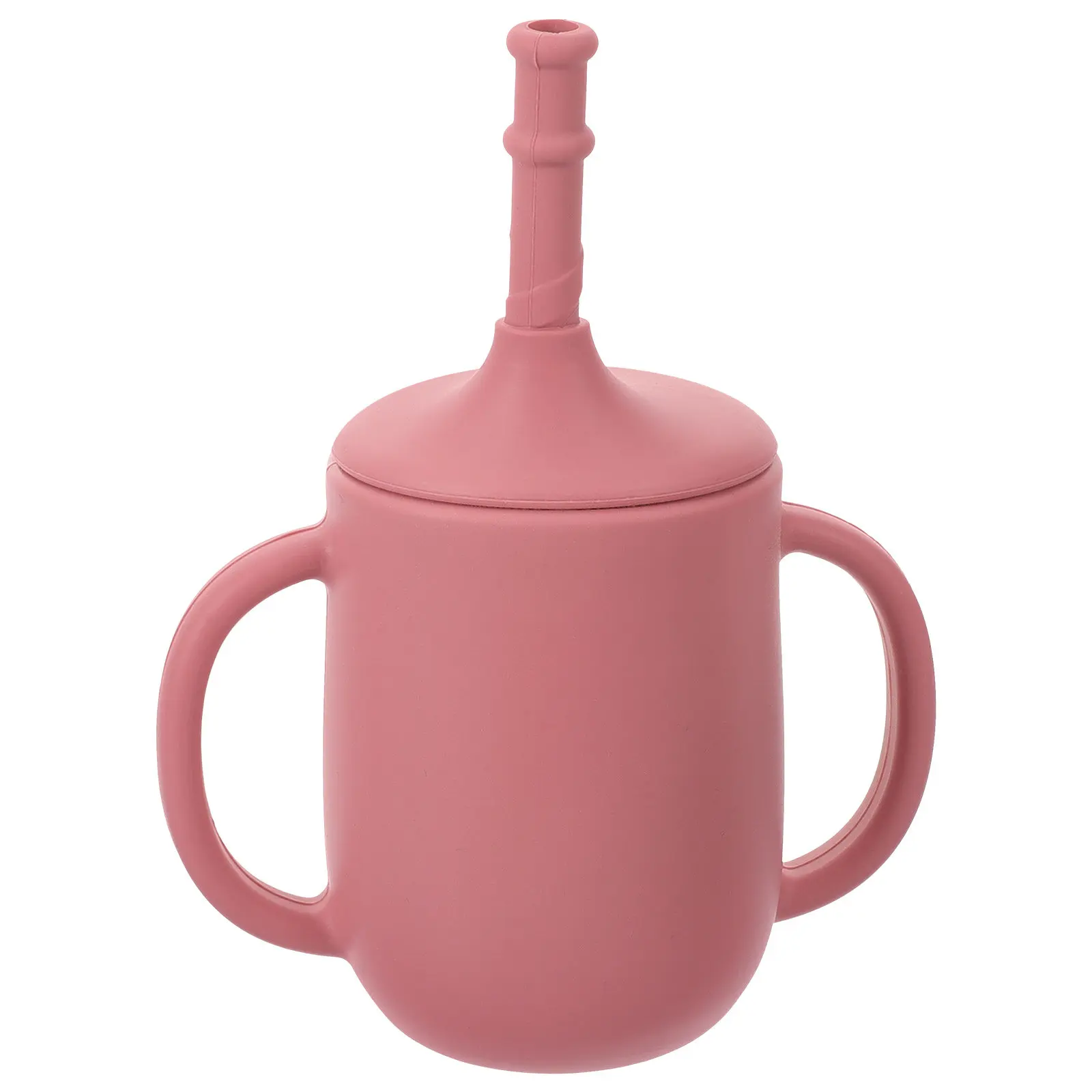 

400Ml Flexible Silicone Training Cup for Toddlers Baby Drinking Cup with Straw Non Slip Base Microwave Safe Kids Water