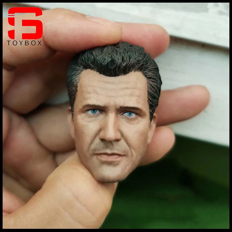 Model głowy Melisa Gibsona w skali 1/6, rzeźba pasująca do 12-calowych męskich figurek żołnierzy, lalek akcji.