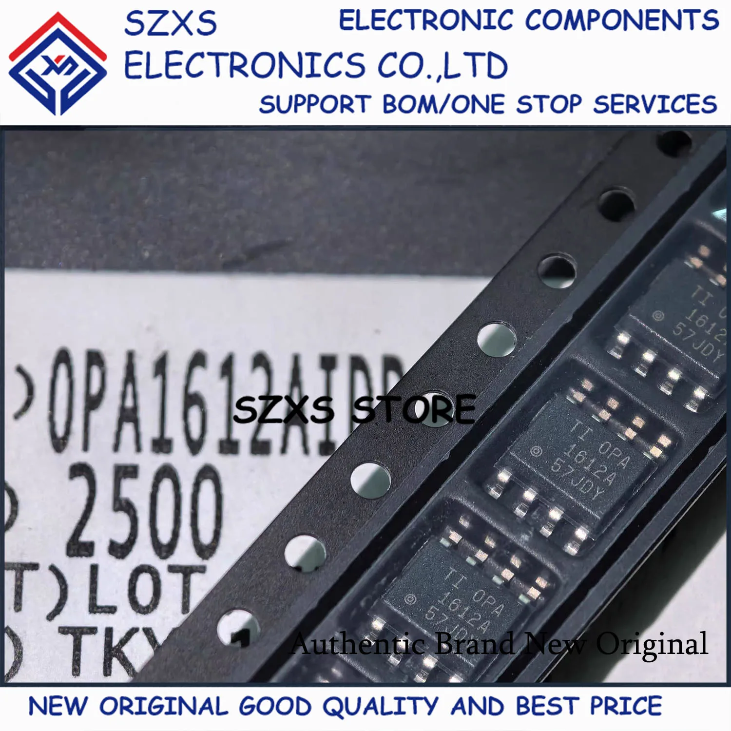 New Original 10Pcs OPA1612A OPA1612AIDR OPA1612AID SOP-8 Audio Power Amplifier Chip IC Chip In Stock Good Quality