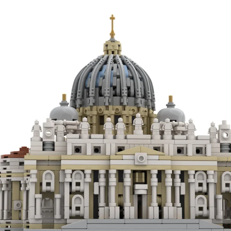 3019pcs MOC Saint Peter's Basilica 1:800 Architecture Building Blocks Model Assembly Toys Children Festival Gifts