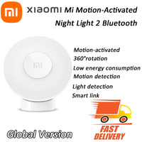 Xiaomi Motion-Activated Night Light 2 Bluetooth Adjustable Brightness Infrared Smart Human Body Sensor Smart link Night Light
