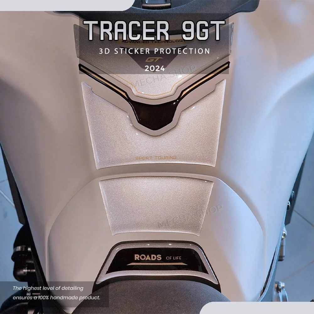 

Motorcycle Accessories For Tracer 9 GT 2025 Tank pad Tracer 9GT Accessories Fuel Tank Pad Waterproof Scratch 3D Resin Stickers
