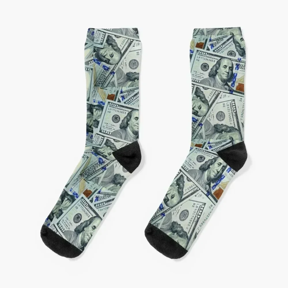 Money and milk Socks Running christmass gift Socks Women's Men's