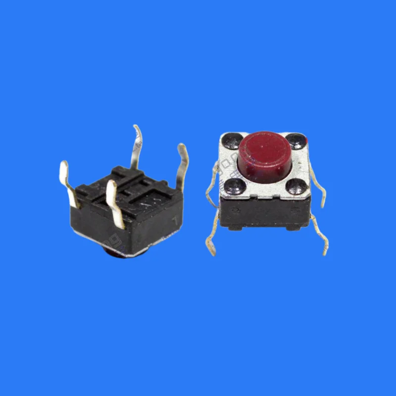 50pcs/Japanese key micro-touch switch 6*6*5mm in-line 4-pin
