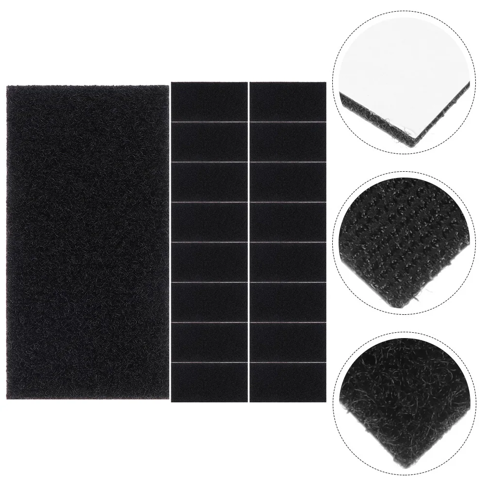 

30 set Adhesive Hook Loop Tape Heavy Duty Double-Sided Strips For Home Decoration Wall Mounting Organizing Fixing Installation