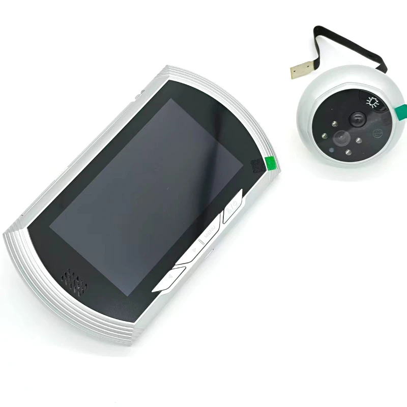 4.5 Inch Smart Digital Door Station Camera Infrared Night Vision Doorbell Door Eye Video Recording Peephole Viewer Doorbell