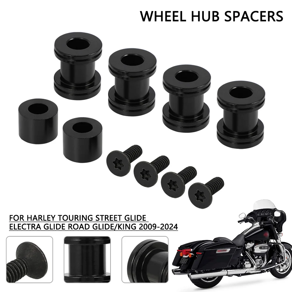 

Проставки для ступицы колеса, железный багажник, комплект аксессуаров для мотоциклов для Harley Touring Street Electra Road Glide Road King 2009-2024