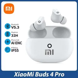 XIAOMI Buds4 Pro Wireless Headset Mijia Bluetooth Earphones TWS Noise Cancelling Earphones HiFI Stereo Sport Headphones With Mic