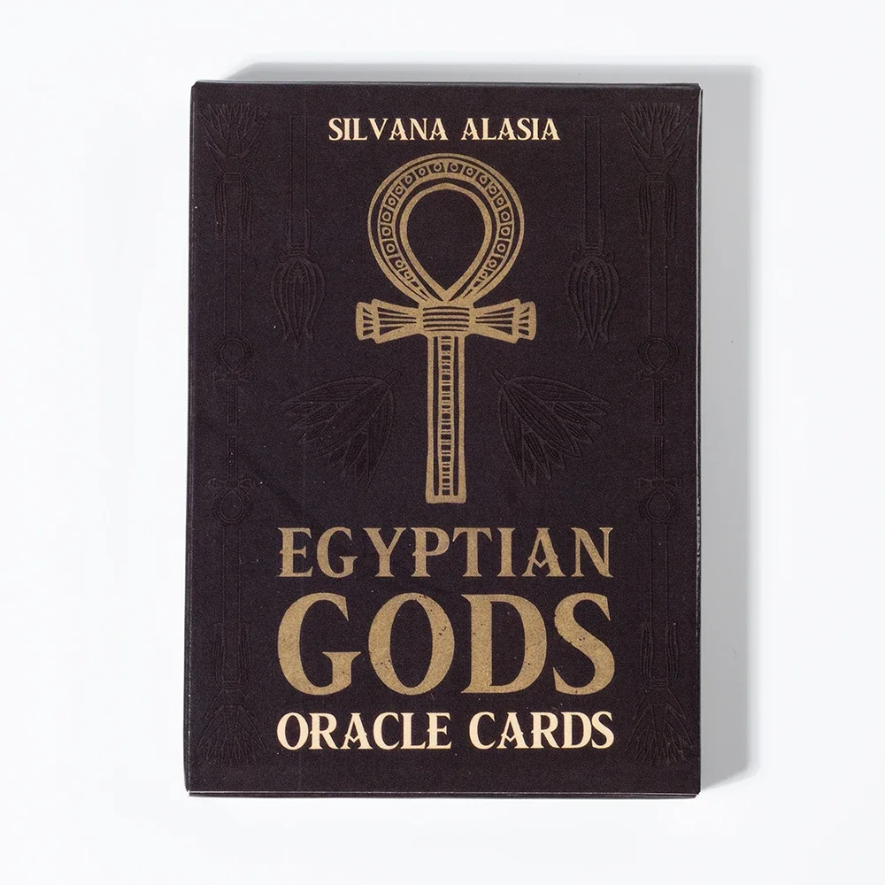 Egyptian Gods Oracle Cards by Silvana Alasia 36 cards deck ancient The Romantic Faery Oracle Tarot Beginner Learning Tarot Cards