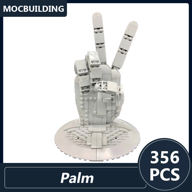 

White Palm Model Moc Building Blocks DIY Assembled Bricks Classic Educational Creative Display Toys Children Gifts 356PCS