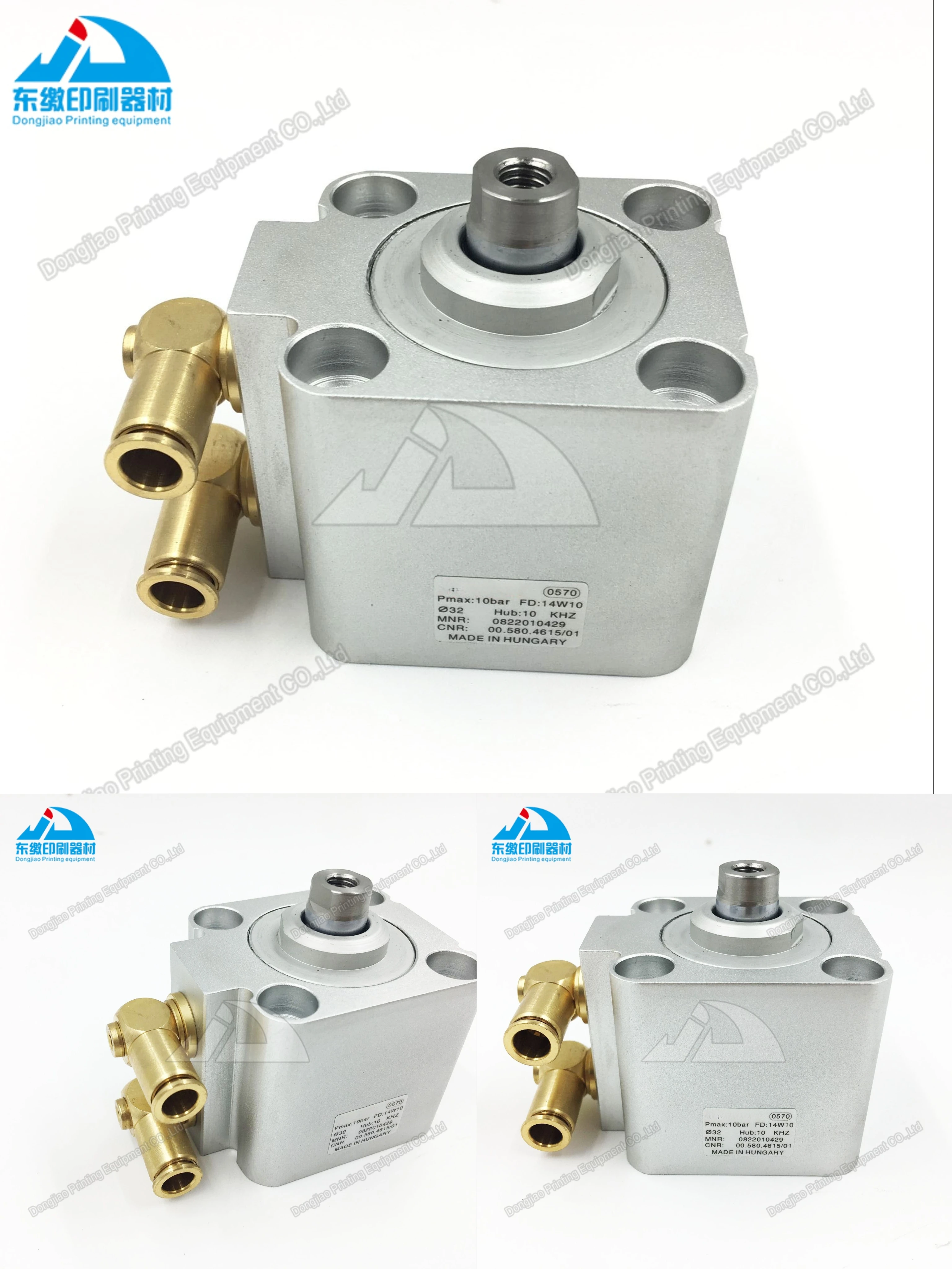 

1 шт., высококачественный пневматический цилиндр 00.580.4615 для аксессуаров для печатных машин Heidelberg, цилиндр 00.580.4615/01