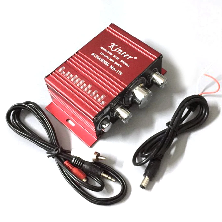 Hi-Fi Audio Stereo Amplifier, Arcade Game Audio Kit 4 inch Speaker for Raspberry Pi Multi Game PCB Pinball Machine