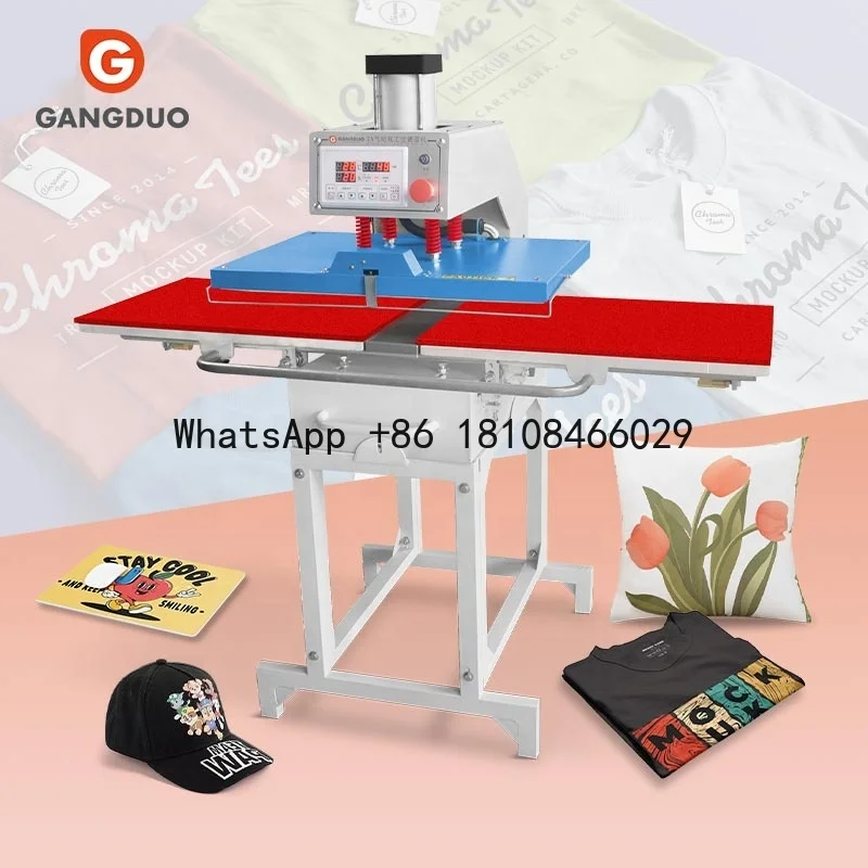 Double Station Heat Press Sublimation 40x60 80x100 Full Automatic Large Hot Press Machine for Sale