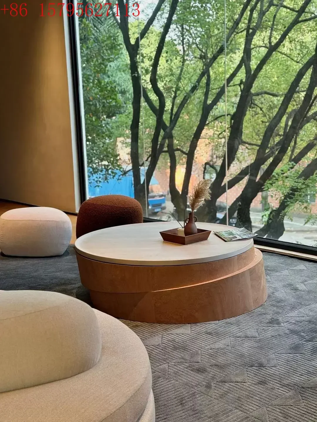 Wood Centerpiece Coffee Table Designer European Floor Luxury Modern Coffee Table Home Nordic Wooden Muebles Para Hogar Furniture