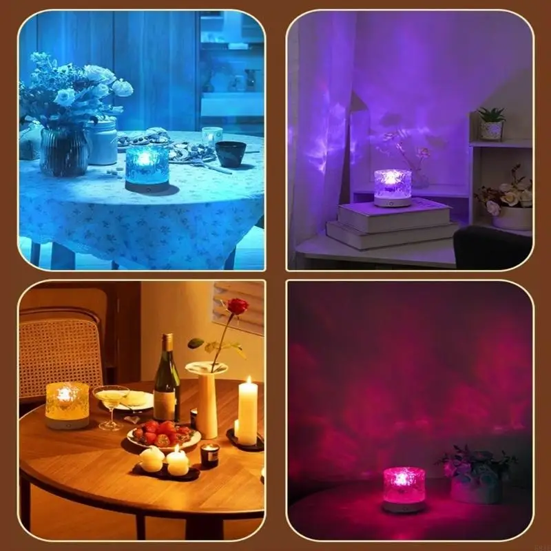 581E Bedside Lamp Dimmable Night Light LED Desk Lamp Lighting Decoration Enduring