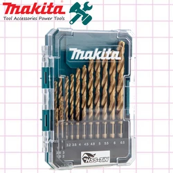 Makita D-72855 High Speed Steel Twist Drill Bits Punch Holes Titanium Plating Home Used Electric Drill Bit