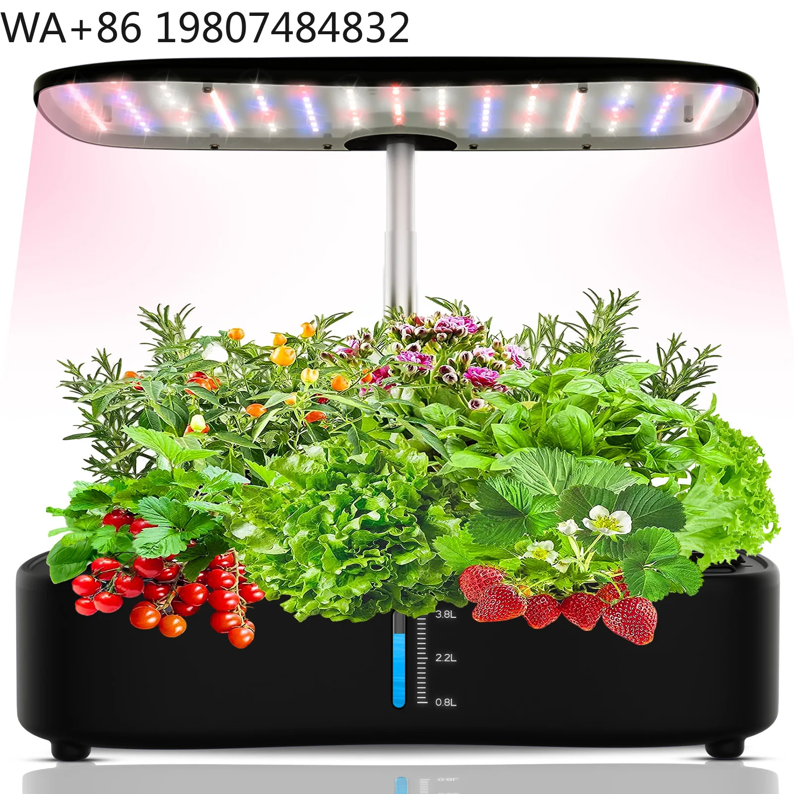 Dimmable Spectrum LED Fill Light Soilless Cultivation Container Adjustable Lamp Height  Indoor Balcony Vegetable Flower