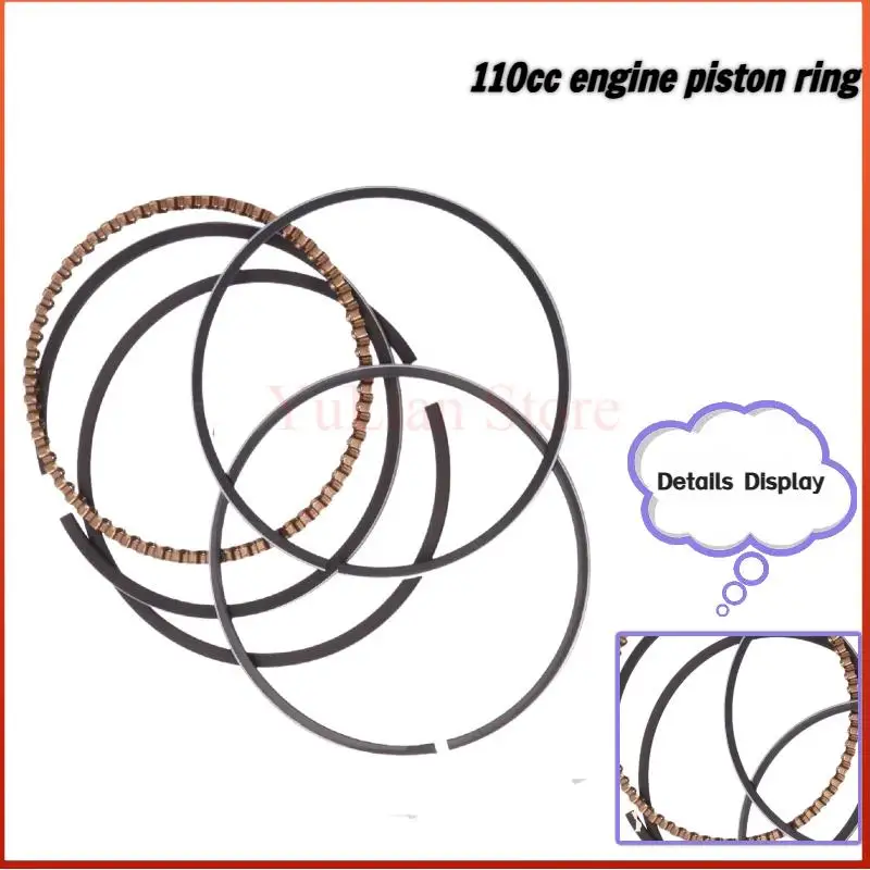 

54mm Piston Rings Set Assembly Replacement for 110cc 125cc Taotao SSR ATV Dirt Bike