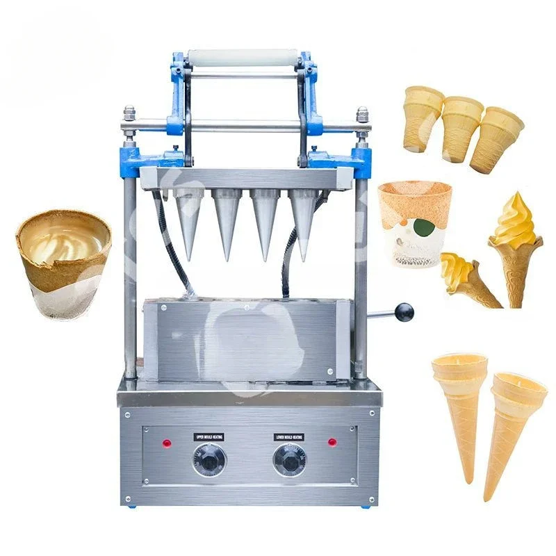 Automatic mini cone ice cream machine