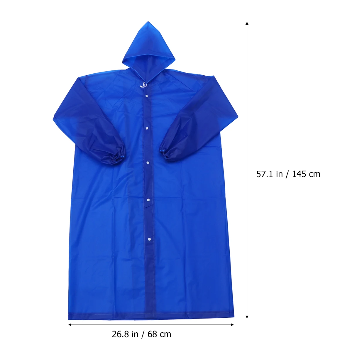 

Adult Transparent Raincoat Jackets for Women Waterproof Poncho Ponchos Adults Reusable Travel Eva Rainwear Black Portable Man