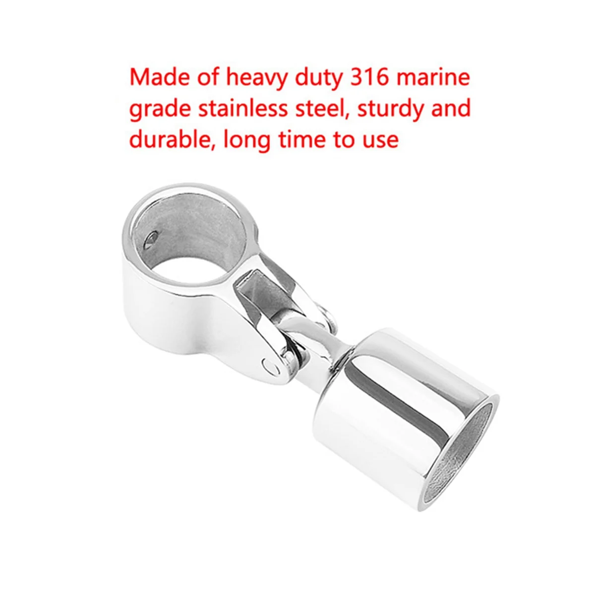 Sliding Cap Sliding Sleeve Combination Set Stainless Steel Yacht Roof Awning Fixed Bracket 22mm