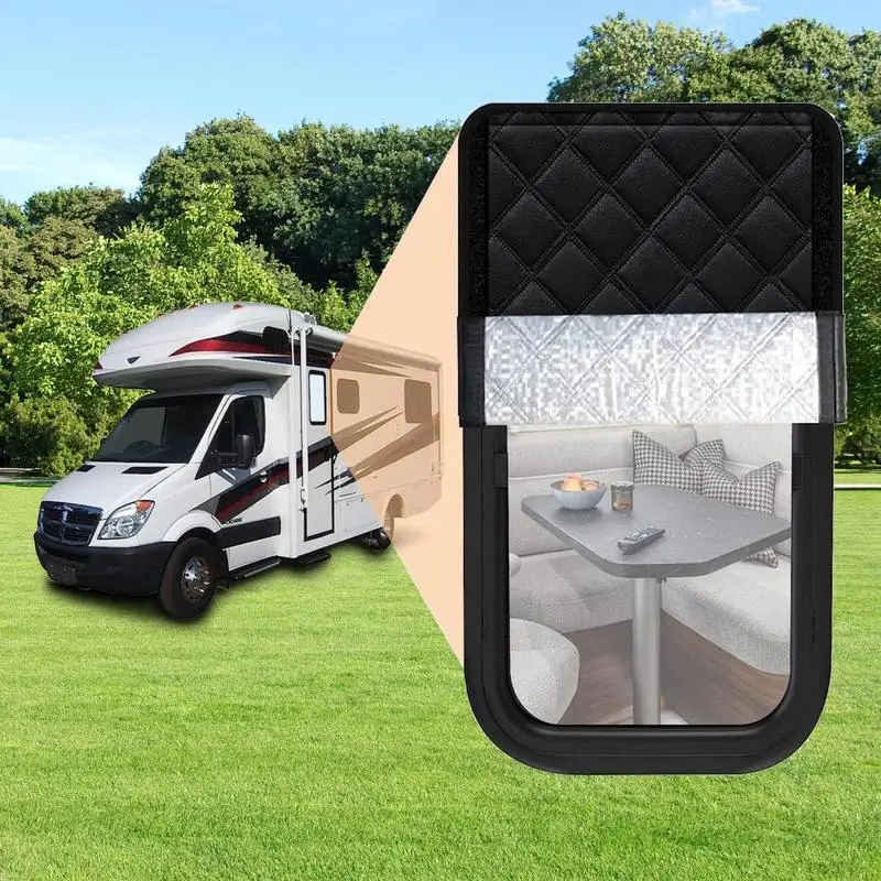 RV Window Shade Cover Window Foldable UV Protection Screens Cover For Travel Trailer Folding Sunshade Privacy Screen Window