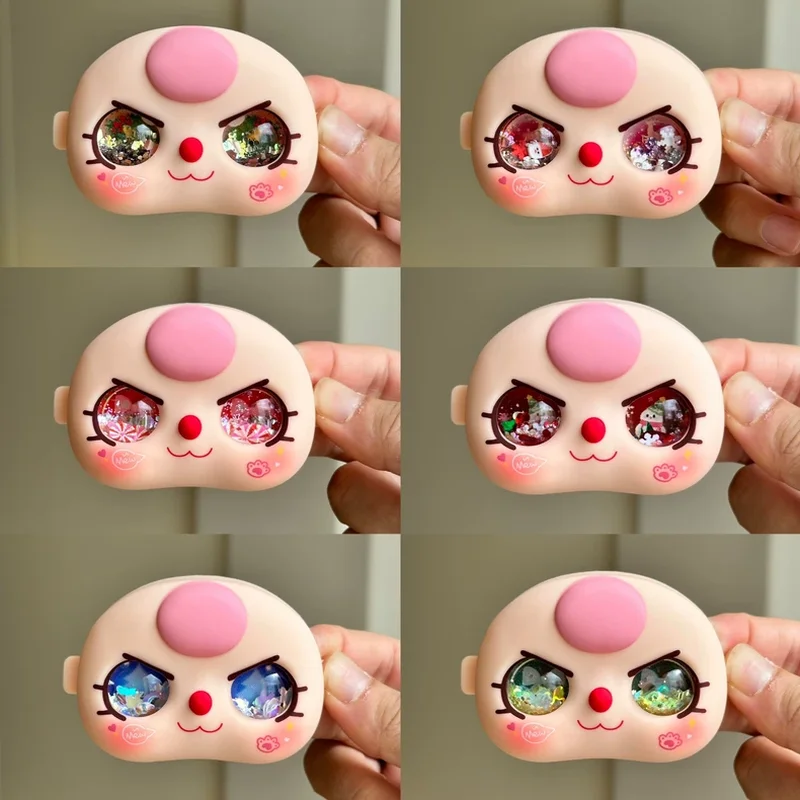 

Высокое качество для 200% Baby Three Bb3, аксессуары для кукол, индивидуальные рождественские праздничные виниловые ракушки Navidad, глаза зыбучих песков