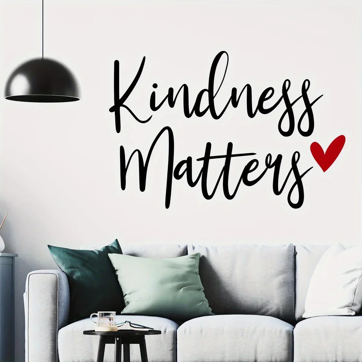 Warnsl English Quotations “kindness Matteys” Art Wall Sticker for Sticker Wallpaper Badthroom Living Room Decoration Wall Decals