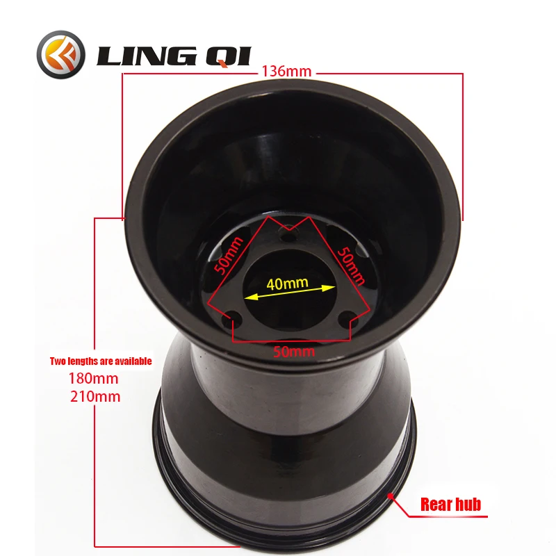 LINGQI RACING 5-inch Aluminum Alloy Wheel Hub Is Suitable For Go Karts And Drift Cars