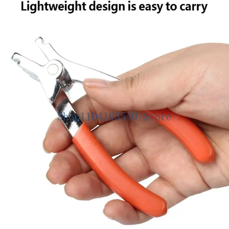 02DC D-Cord Pliers 11.5 String Cord Tool with Grooved Tip for Compound String Tuning, Cord Install and Replacement Tasks for