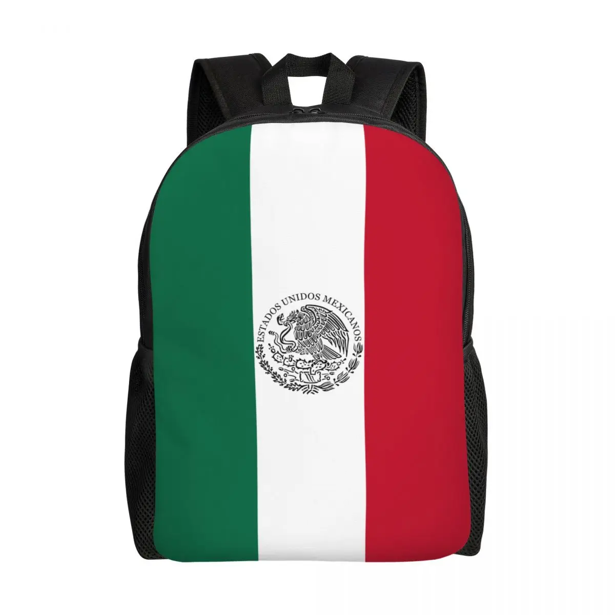 

Coat Of Arms Of Mexico Travel Backpack Men Women School Laptop Bookbag Mexican Flag Seal College Student Daypack Bags