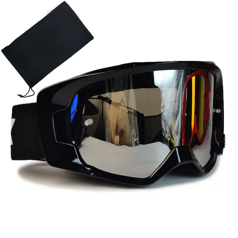 

025 New Motorcycle Goggles, Windproof Dustproof Anti-Fog, Anti-Impact UV400 for Off-Road Riding