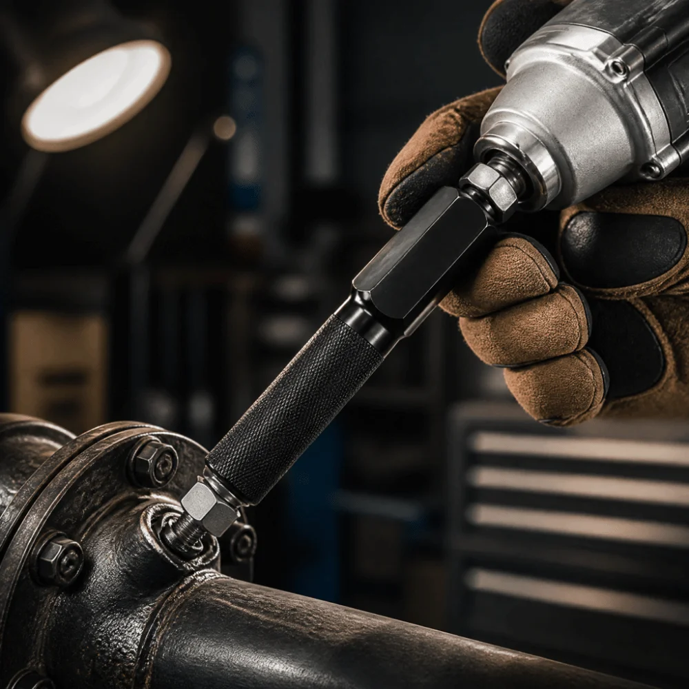 High-Pressure Grease Fitting Unclogging Tool Heavy-Duty Multiple Interchangeable Connectors High-Pressure Unclogging Tool