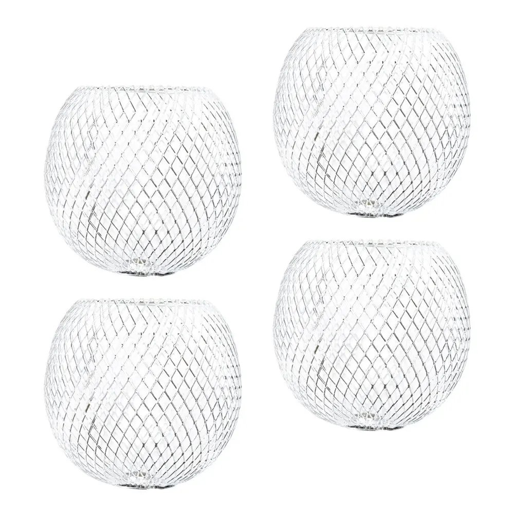 

4Pcs Hollow-Out Metal Lampshade Sturdy Ceiling Light Lampshade Vintage Shape Chic Light Accessory Ceiling Lamp Shade