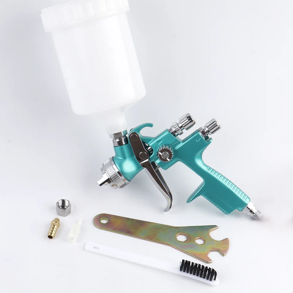 

HVLP Spray Gun High Efficiency Atomization 1.3MM Effort-saving Aluminum Alloy Pneumatic Tool For Car/Household /Art creation