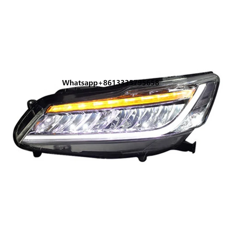 

Headlamp for Honda Accord-2016-2018 Front Bumper Indicator LED DRL Cover Daylight LED Light bar Bulb Fog signal Vehicle