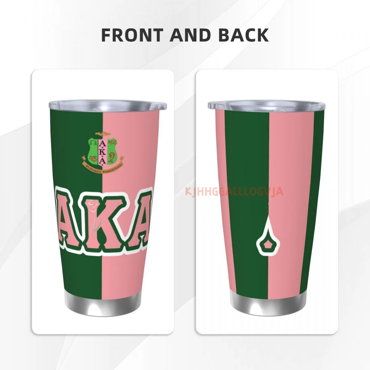 كوب قهوة حراري معزول من الفولاذ المقاوم للصدأ سعة 20 أونصة من AKA مع غطاء بهلوان لزجاجة السيارة والمكتب والمنزل