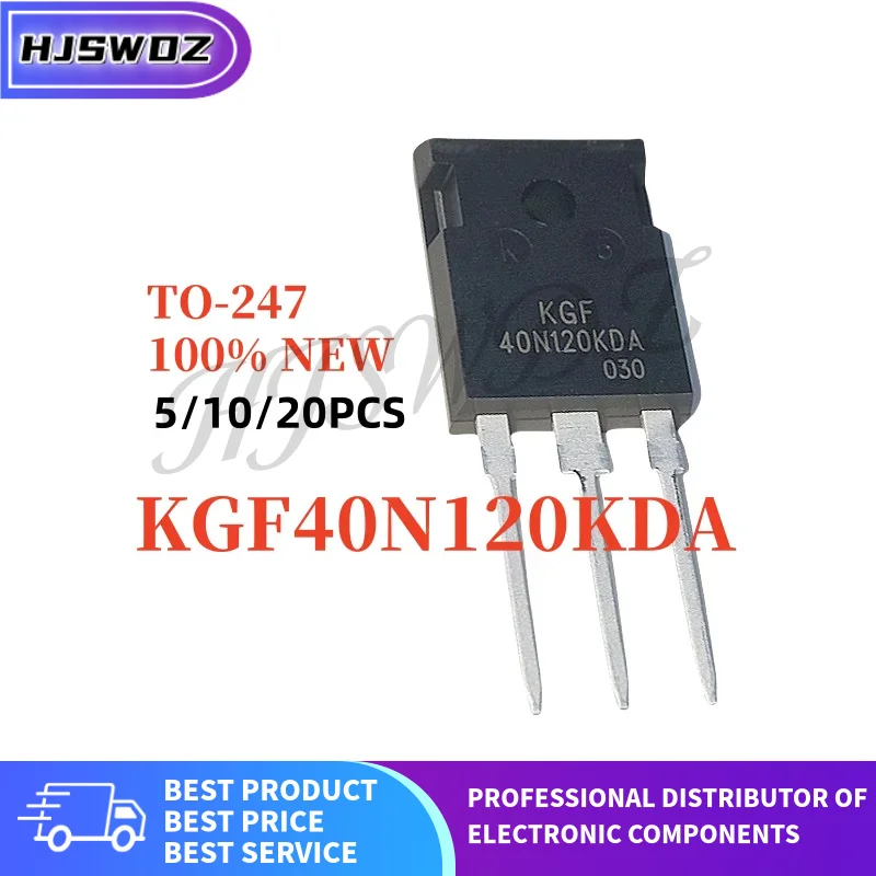 5/10/20PCS Original KGF40N120KDA KGF 40N120KDA TO-247 1200V 40A for Inverter welding machine IGBT single tube Brand New In Stock