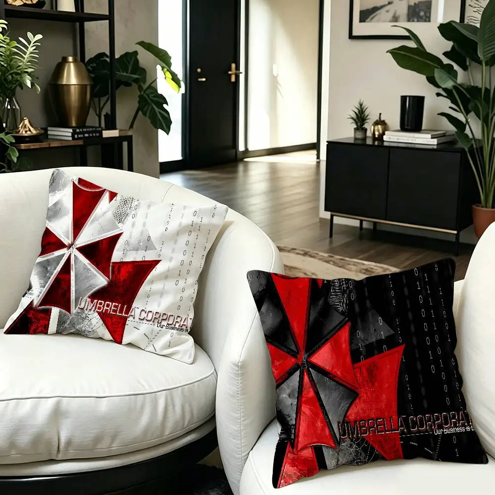 GAME E-Evils Cool R-Resident Pillow Anime Pillow Sofa Bed Head Pillow Cover Cushion Cover 45x45 cm Fashion