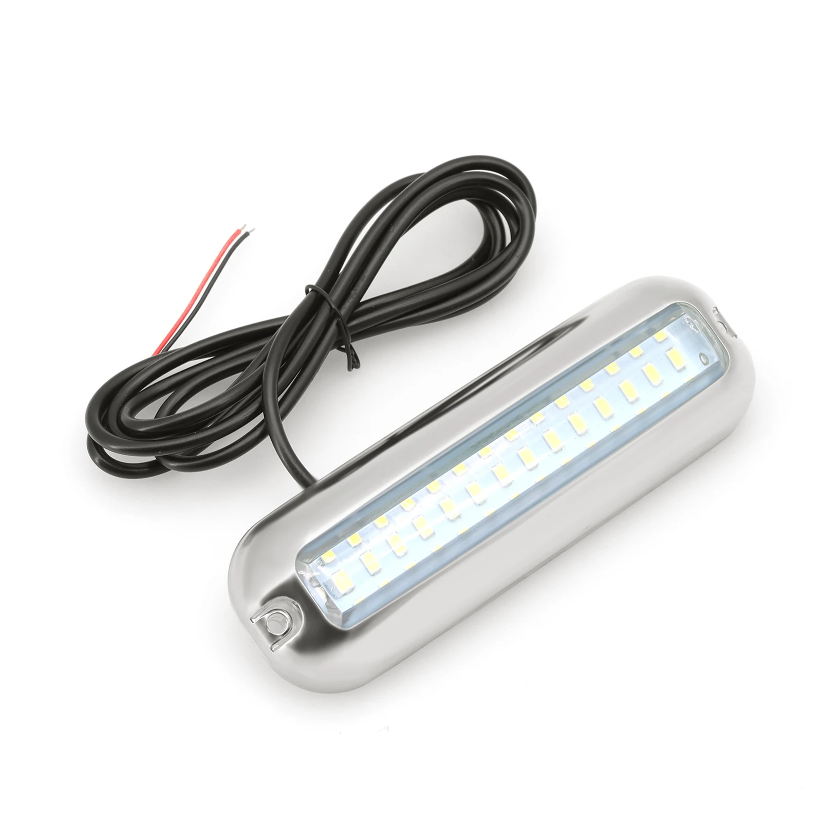 42 LED Luce marina ad alta luminosità Luce subacquea per yacht 12V Luce subacquea per pontone per barche in acciaio inossidabile impermeabile