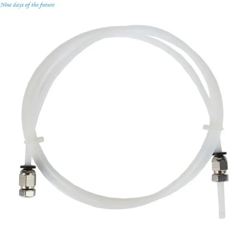 

Пакет из 4 PTFE Пневматических фитингов питательной трубки PC4 разъемы для -принтеров Высокие потоки Antiplog Design E65A