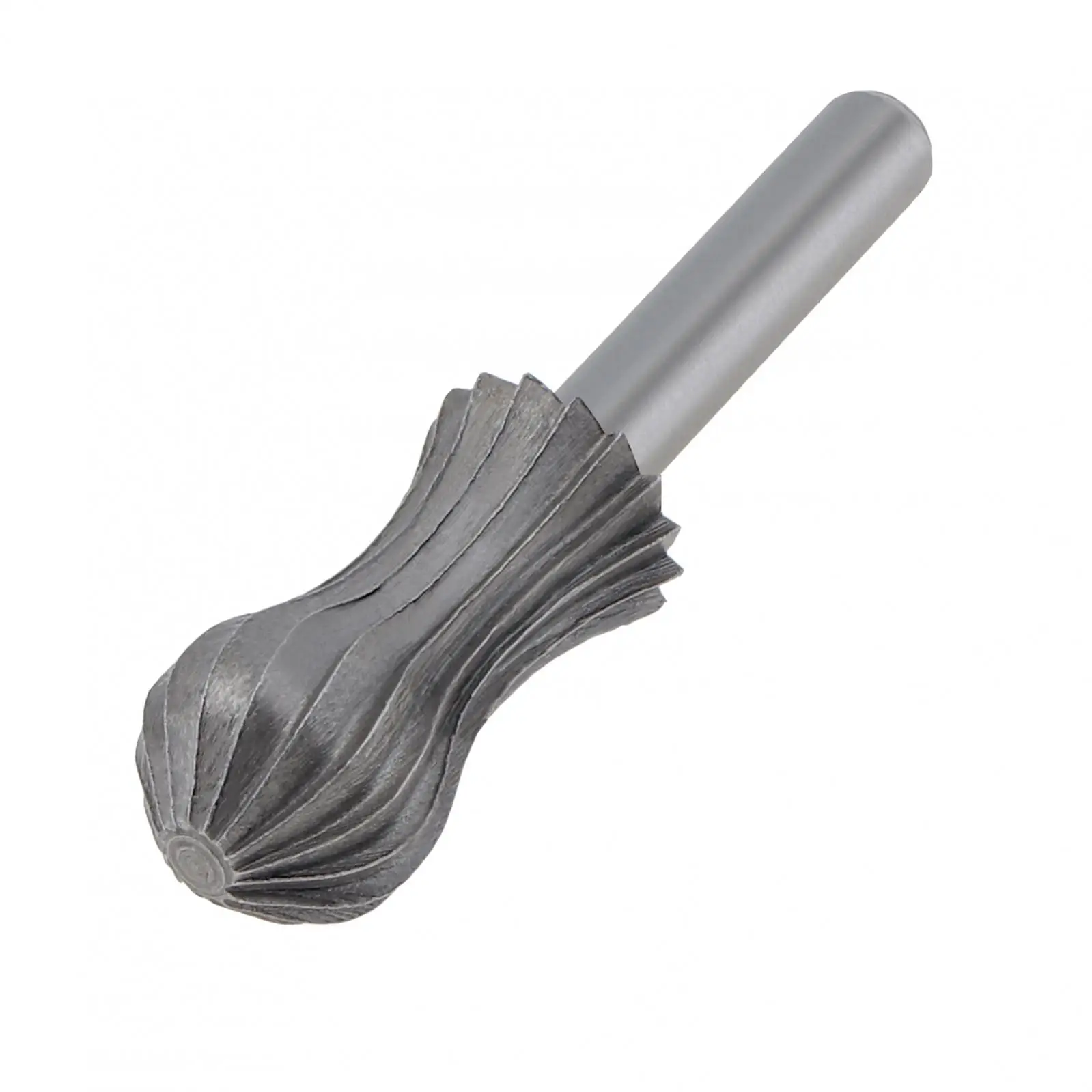 6pcs/set Mini Round HSS Burr Drill Bits for Woodworking, Steel Rotary Rasp File Set Woodworking Rotary Files