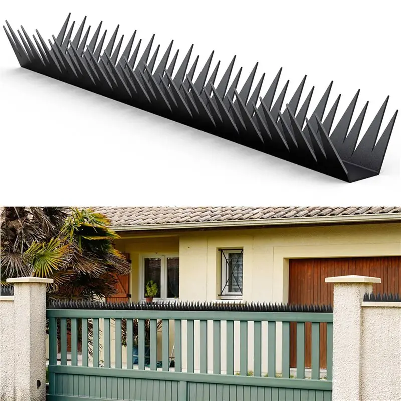 AB02 30X Anti Climb Fence Spikes Metal For Outdoor Walls, Garden Fences,Intruder Deterrent Fence Wall Spikes For Thieves