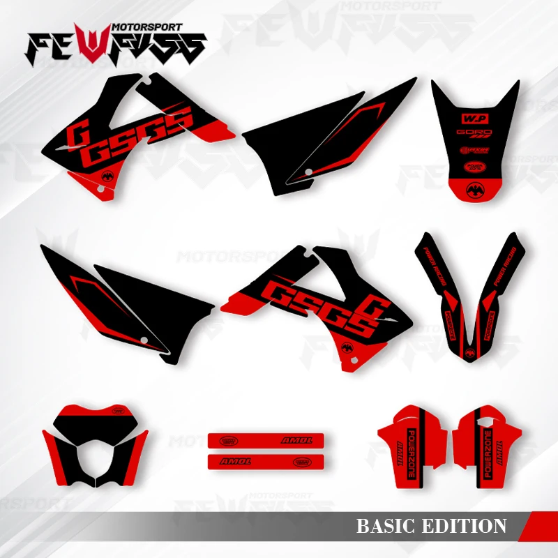 

Fewfuss Graphics Decals Stickers Motorcycle Background Custom For GASGAS 2010 2011 EC MC 002