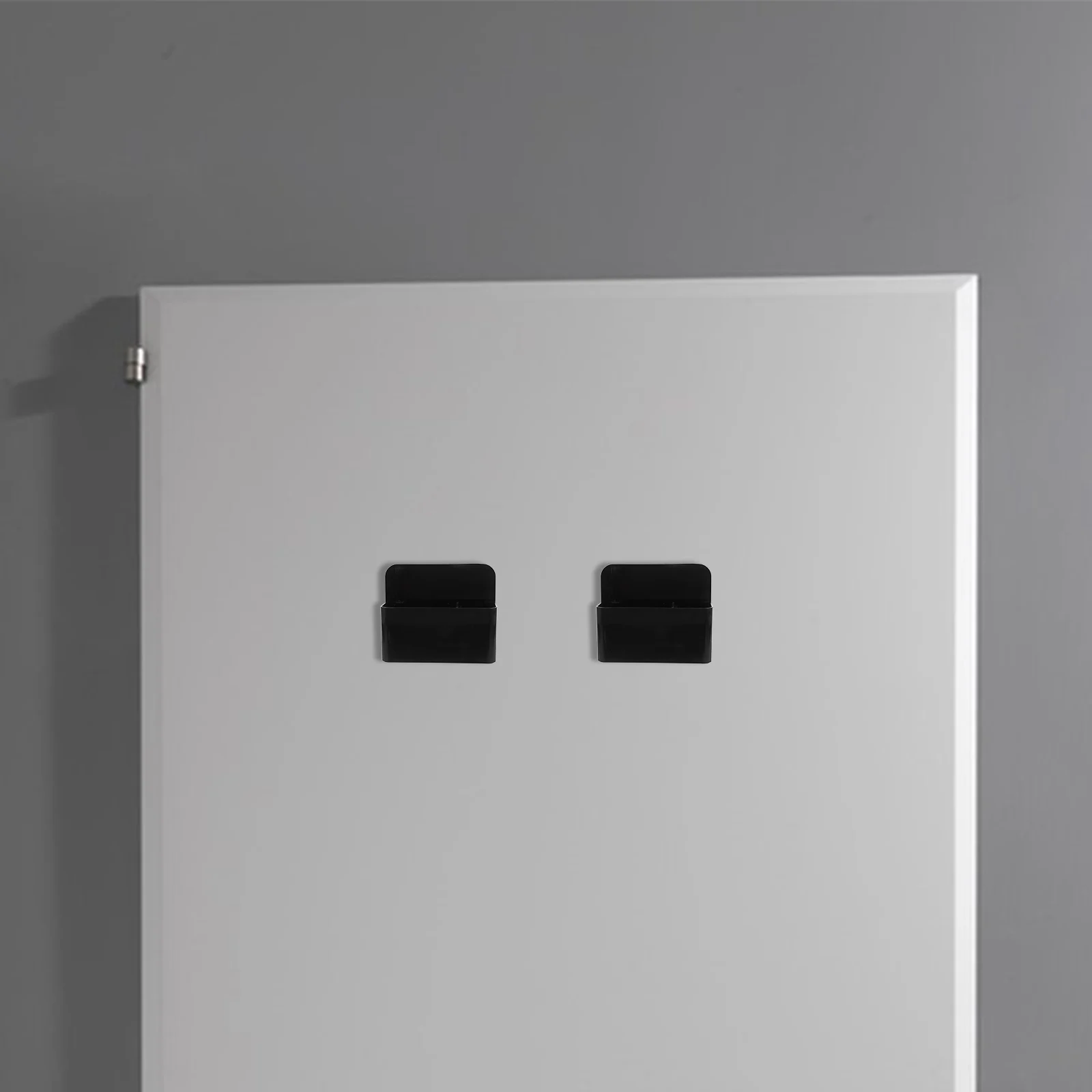 

4 шт., магнитный держатель для ручек, органайзер для маркеров для сухого стирания, настенное крепление, шкафчик для холодильника, доска для хранения, классный черный, белый пластик