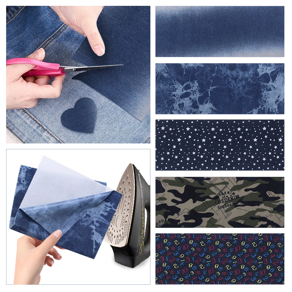 New 43X17cm Self Adhesive Stick On Sofa Clothes Repairing Leather Demin Fabric Large Stickers Patches Lychee Pattern