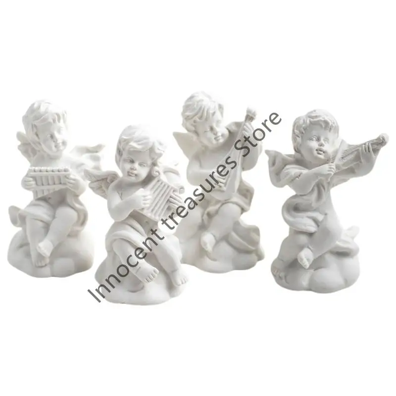 

3XUA 4PCS Angel Resin Jewelry Display Ornament для серьс