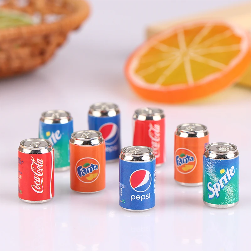 4Pcs Miniature Simulation Drink Dollhouse Food Toys Dollhouse Beverage Shop Scene Toy