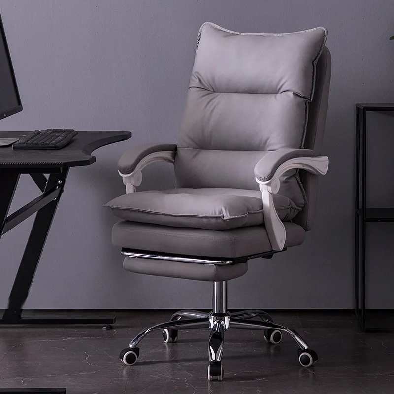 

Computer chair, simple and comfortable home study, sedentary reclining sofa back chair, office lifting and rotating